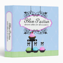 Cake Pops Dessert Tables 1.5 Inch Binder