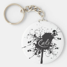 CAKE "SPLAT" - perfect for the unique baker! Key Chains