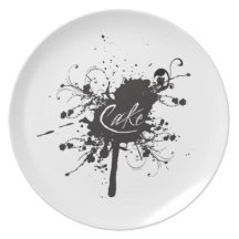 CAKE "SPLAT" - perfect for the unique baker! Plate