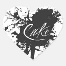 CAKE "SPLAT" - perfect for the unique baker! Sticker