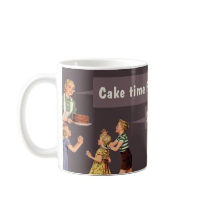 cake time mug by bluntcard