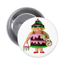 Cake Woman Pins