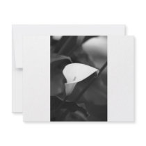 Cala-Lilly Flower Personalized Invites