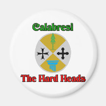 Calabresi The Hard Heads Refrigerator Magnets