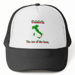 Calabria The Toe Of The Boot Trucker Hats