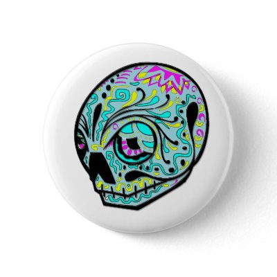 calavera 1 button by alegbrunet