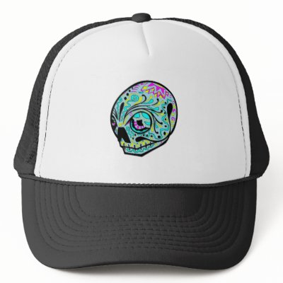 calavera 1 hats by alegbrunet