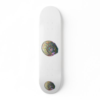 calavera 2, calavera 2 skate board by alegbrunet