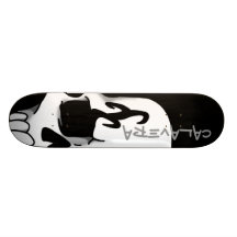 Calavera (Black) Skateboard Deck