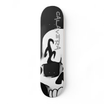 Calavera (Charcoal) Skateboard Deck