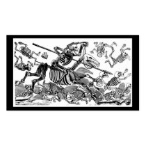 "Calavera of Don Quixote" circa early 1900's Business Cards
