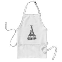 Calavera of the Eiffel Tower c. late 1800's Aprons