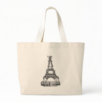 Calavera of the Eiffel Tower c. late 1800's Bag