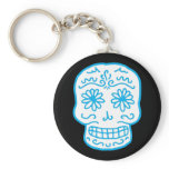Calavera Sugar Skull Keychain