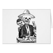 Calaveras from Guadalajara, Mexico Card