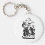 Calaveras from Guadalajara, Mexico Key Chain