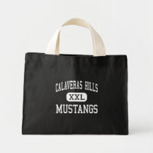 Calaveras Hills - Mustangs - High - Milpitas Canvas Bag