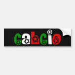 Calcio Italia style football soccer bumper sticker