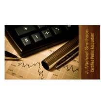 calculator cpa business card