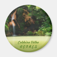 Caldeira Velha - Azores Fridge Magnets