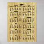 Calendar 2011 Poster Print