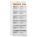 Calendar 2011 Rack Card Happy Thanksgiving Turkey