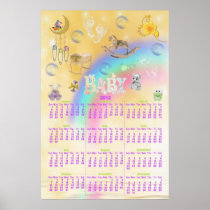Calendar-Babies First Year Poster