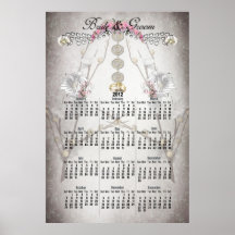 Calendar-Bride & Grooms First Year Poster