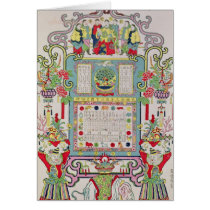 Calendar for Year 23 of the Reign of Emperor Greeting Cards