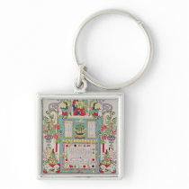 Calendar for Year 23 of the Reign of Emperor Key Chain