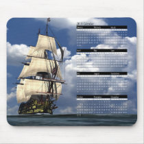 Calendar-H.M.S. Victory Mouse Pad