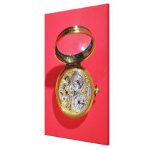 Calendar watch, c.1690 canvas print