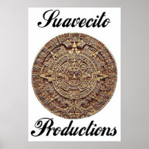 Calendrier aztèque poster