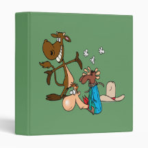 calf roping rodeo cowboy literally vinyl binders