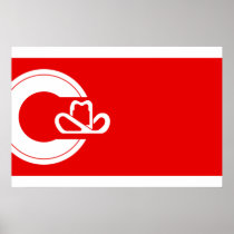 Calgary, Alberta flag Print