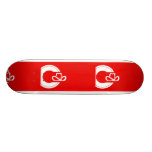 Calgary, Alberta flag Skate Boards