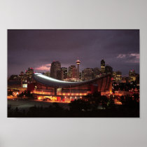Calgary at Dusk Poster