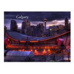 Calgary Downtown Sunset Postcard