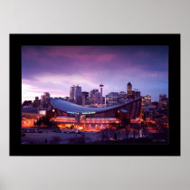 Calgary Downtown Sunset Print