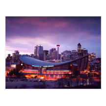 Calgary during Sunset Postcard