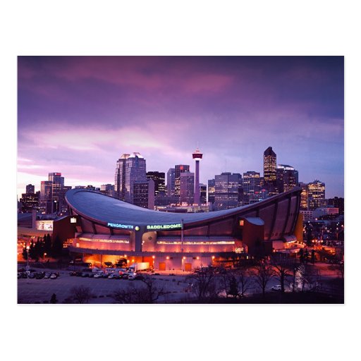 Calgary during Sunset Postcard