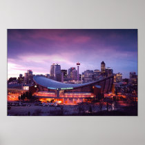 Calgary during Sunset Print