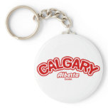 Calgary Leaf Key Chain