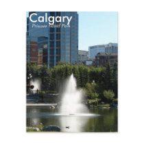 Calgary Princess Island Park post card