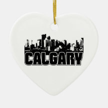 Calgary Skyline Christmas Ornament