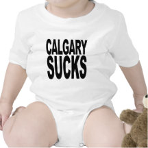 Calgary Sucks Baby Bodysuits