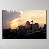 Calgary - The City & Light Print