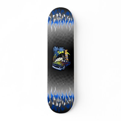 "Cali Dreamin" Skateboard in Black by channelthree