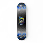 "Cali Dreamin" Skateboard in Black