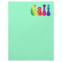Cali Tie-Dye California Hippie Logo Customized Letterhead